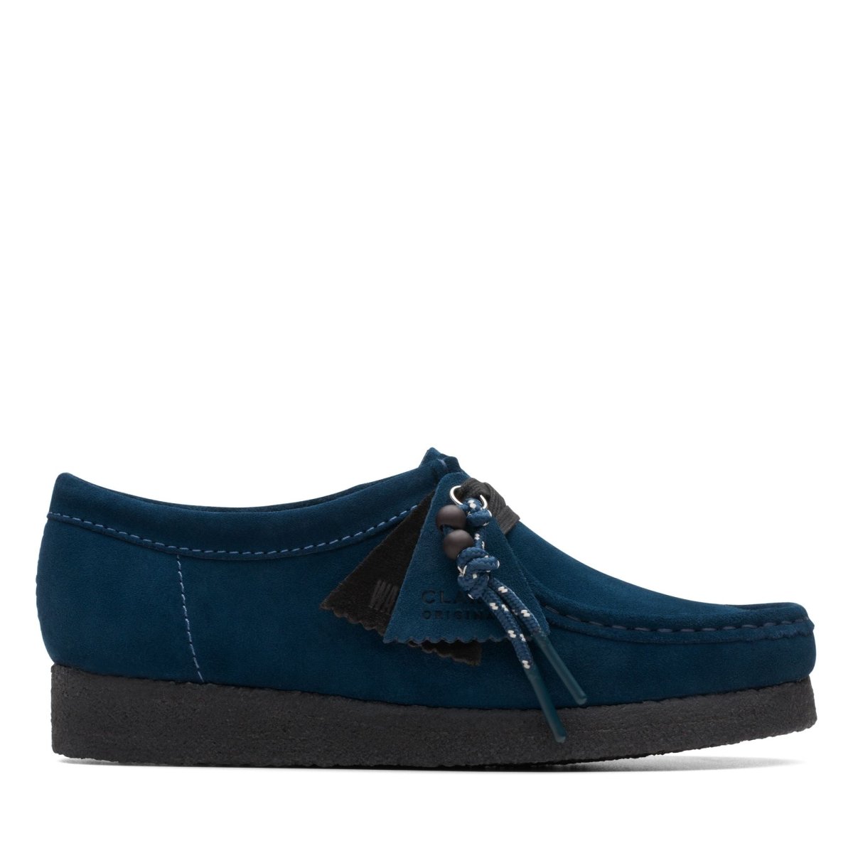 ClarkS Originals Wallabee Women’s Deep Blue Suede 26173243 Footwear by Clarks Originals – Don't Panic Shoes