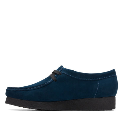 ClarkS Originals Wallabee Women’s Deep Blue Suede 26173243 Footwear by Clarks Originals – Don't Panic Shoes