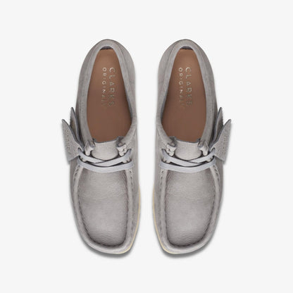 ClarkS Originals Wallabee Women’s Grey Nubuck 26169921 Footwear by Clarks Originals – Don't Panic Shoes