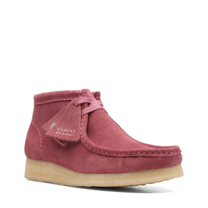 ClarkS Originals Wallabee Women’s Pink Suede 26168667 Footwear by Clarks Originals – Don't Panic Shoes