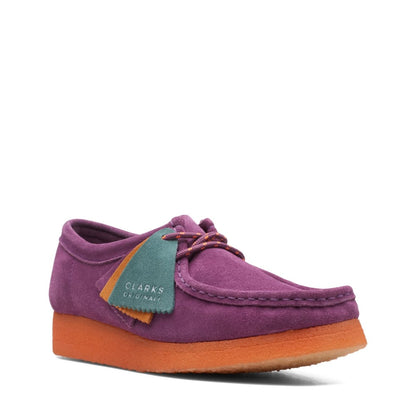 ClarkS Originals Wallabee Women’s Purple Sde Combi 26168645 Footwear by Clarks Originals – Don't Panic Shoes