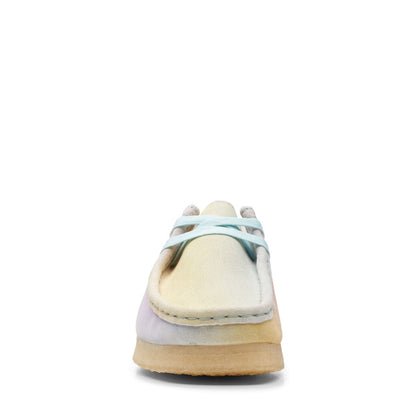 ClarkS Originals Wallabee Women’s White/Blue Leather 26165563 Footwear by Clarks Originals – Don't Panic Shoes