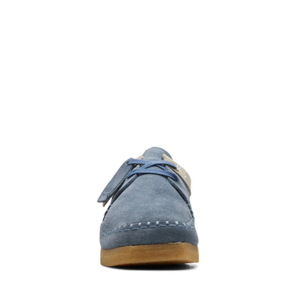 Clarks Originals Weaver Men’s Navy Blue Embroidered Suede 26170095 Shoes by Clarks Originals – Don't Panic Shoes