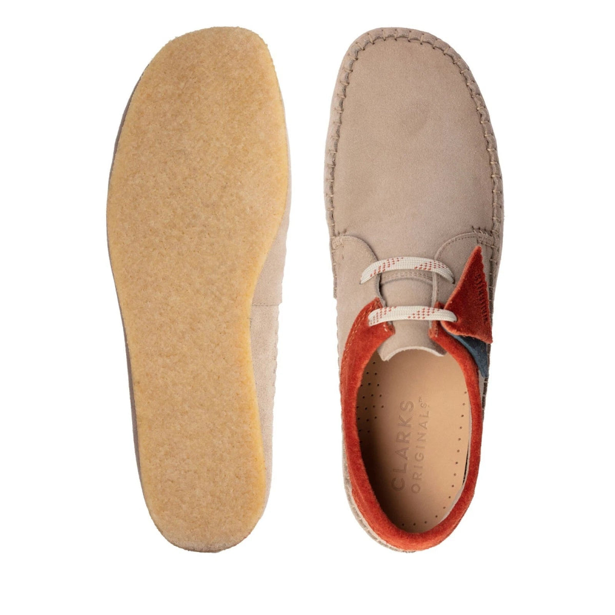 Clarks Originals Weaver Men's Sand Combi Suede 26168628 Shoes by Clarks Originals – Don't Panic Shoes