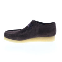 Thumbnail for Clarks Wallabee 26156606 Mens Brown Suede Oxfords & Lace Ups