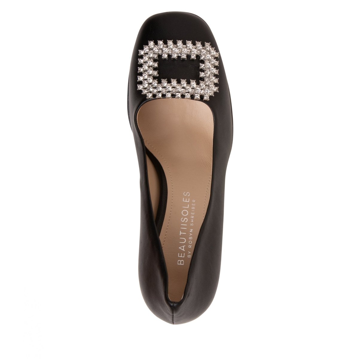 Clementine Women’S Leather Rhinestone Platform Pump 70mm Heels by Beautiisoles – Don't Panic Shoes