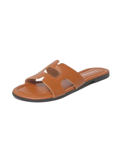 Cleo | Brown Sandals by J.Adams – Don't Panic Shoes