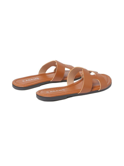 Cleo | Brown Sandals by J.Adams – Don't Panic Shoes