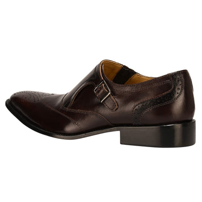 Clooney Leather Oxford Style Monk Straps Shoes by Libertyzeno – Don't Panic Shoes