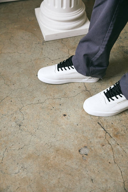 Code V2 Pearl White Leather Final Inventory Sale Footwear by Hours Is Yours – Don't Panic Shoes