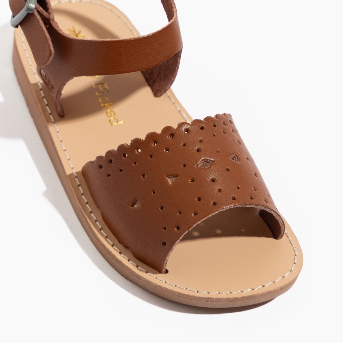 Cognac Laguna Ii Sandal Laguna Sandal by Freshly Picked – Don't Panic Shoes