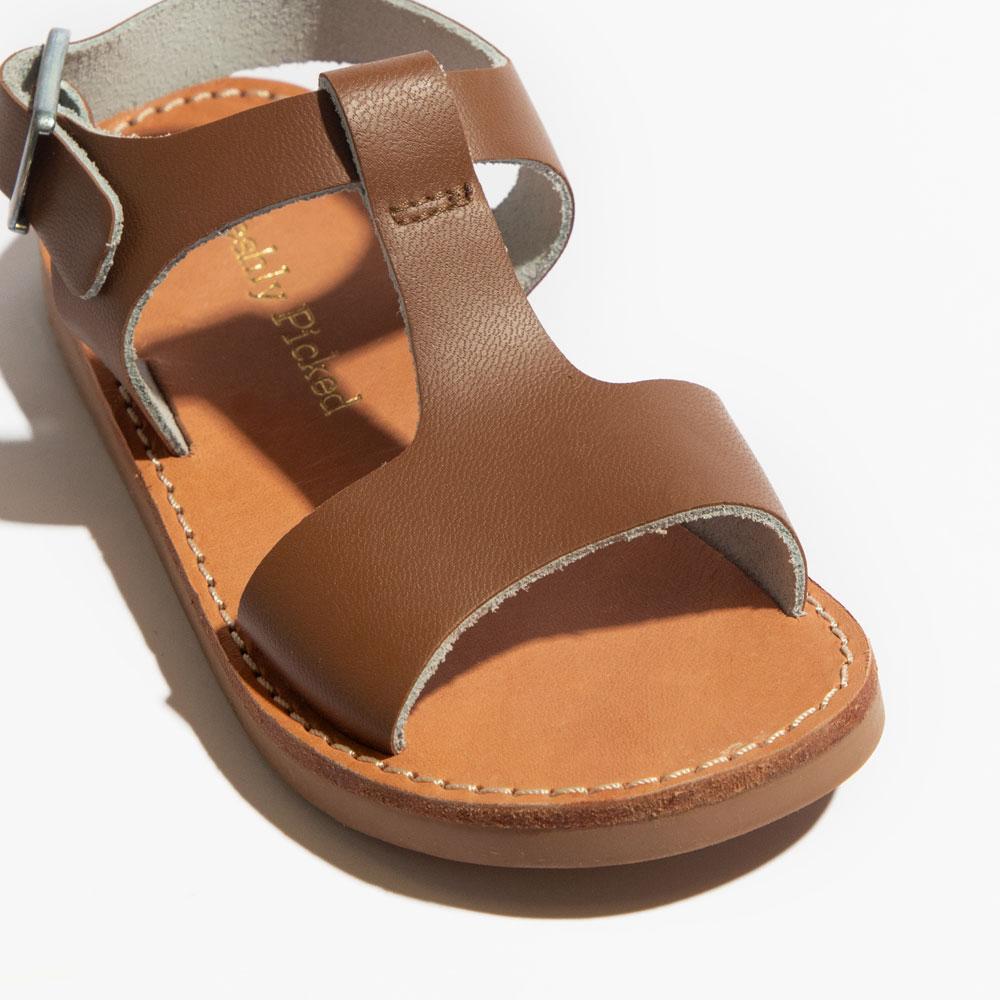 Cognac Malibu Sandal Malibu Sandal by Freshly Picked – Don't Panic Shoes