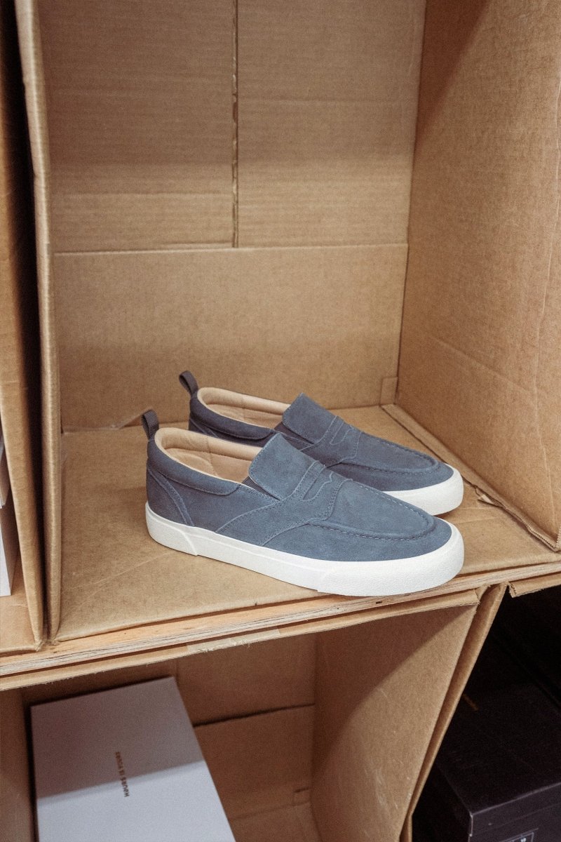 Cohiba Sl30 Skate Loafer Grey Footwear by Hours Is Yours – Don't Panic Shoes