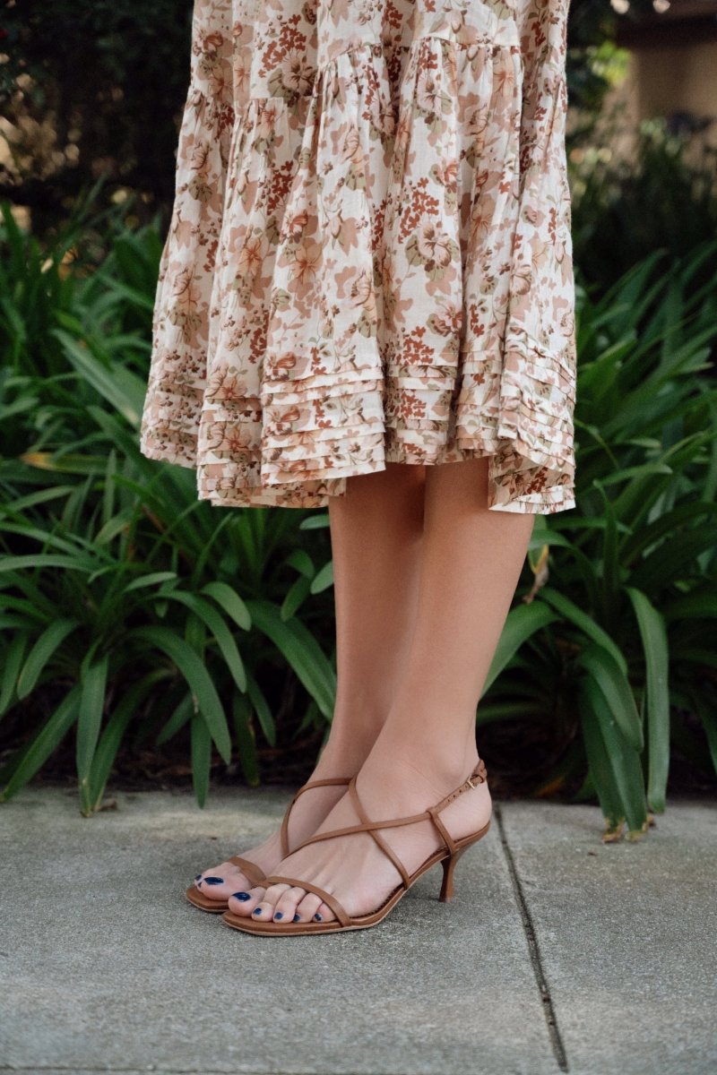 Colette Leather Sandal Women's Shoes by Allegra James – Don't Panic Shoes