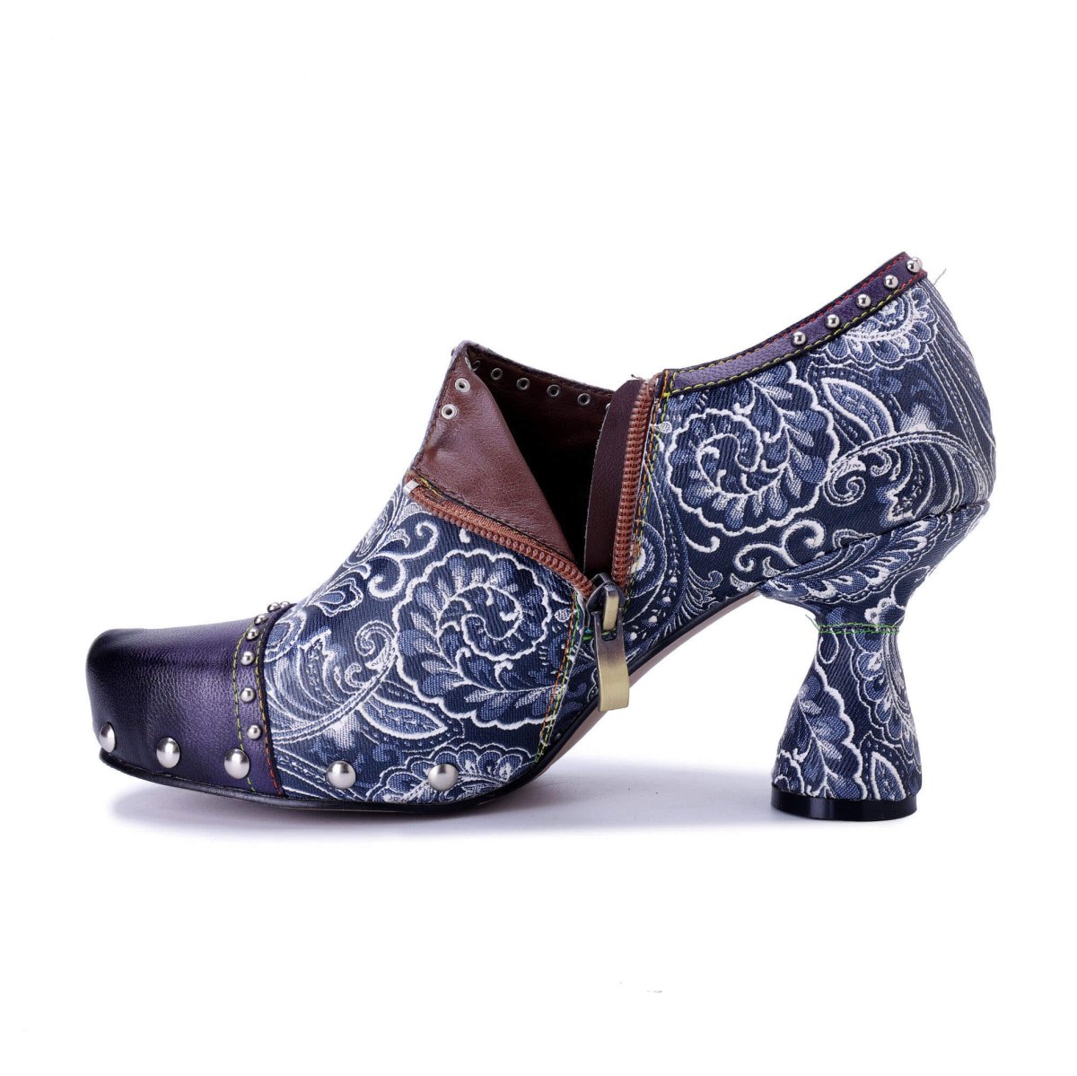 ColorStepshoes Indigo Grace Pumps Women’s Cowhide Leather Heels by Colorstepshoes – Don't Panic Shoes