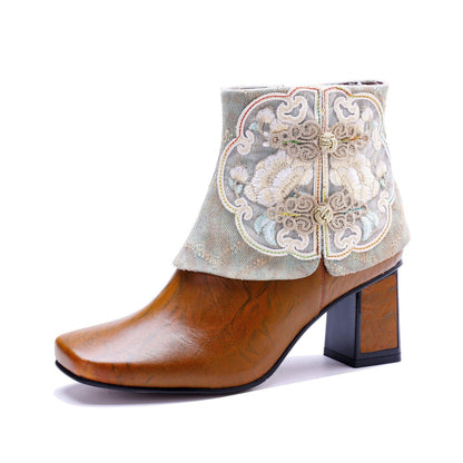 Colorstepshoes Unique Collar Ankle Boots ankle boots by Colorstepshoes – Don't Panic Shoes