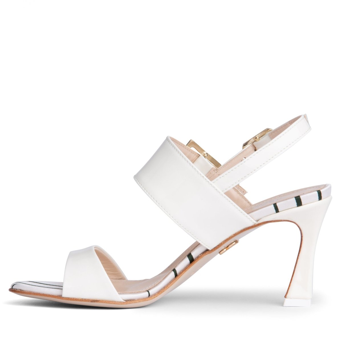 Coquette Marilyn Women’S Black Patent Leather Sandal Heels by Beautiisoles – Don't Panic Shoes