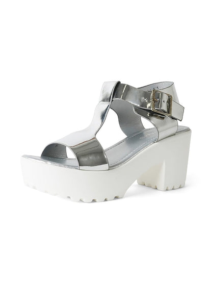 Corby | Silver Sandals by J.Adams – Don't Panic Shoes