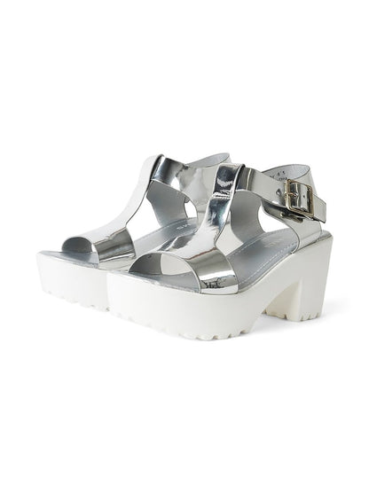 Corby | Silver Sandals by J.Adams – Don't Panic Shoes
