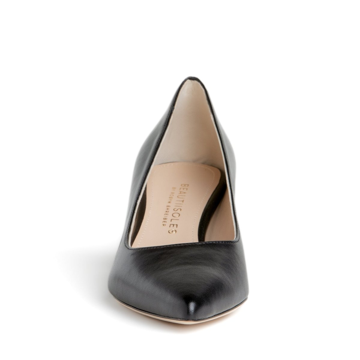 Corina Block Heel Women's Black Patent Leather Pump Heels by Beautiisoles – Don't Panic Shoes