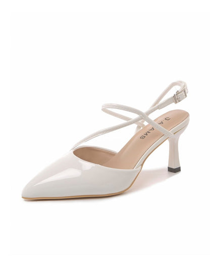 Cosmo | White Heels by J.Adams – Don't Panic Shoes