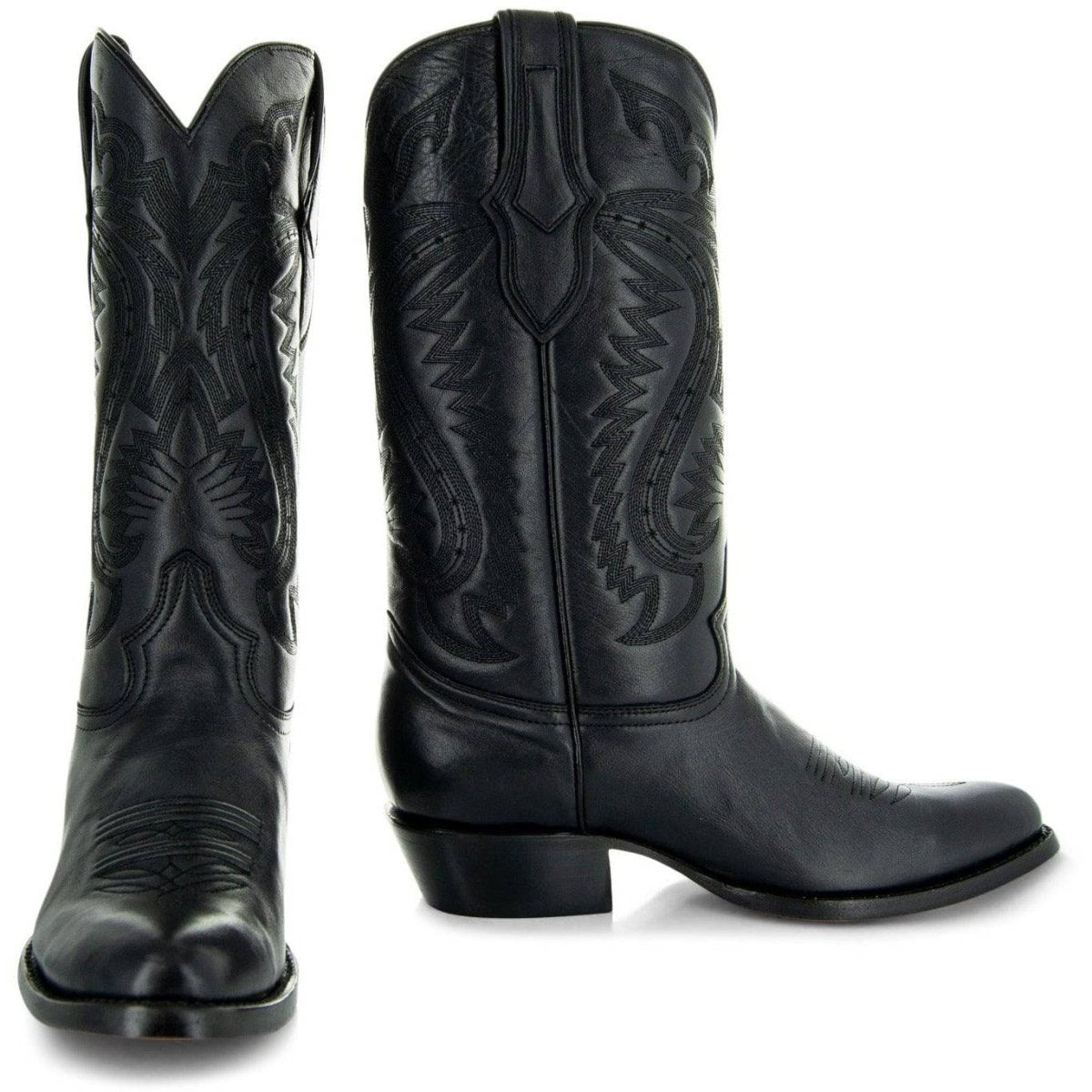 Cowboy Dress Boots | Mens Classic Round - Toe Boots (H7001) Cowboy Boots by Soto Boots – Don't Panic Shoes