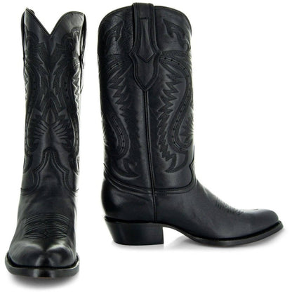 Cowboy Dress Boots | Mens Classic Round - Toe Boots (H7001) Cowboy Boots by Soto Boots – Don't Panic Shoes