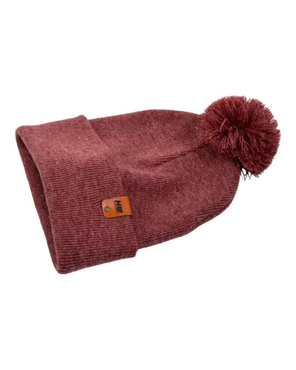 Cpp1 Haakwear Pompom Beanie Wool Rusty Burgundy Cpp1 Beanie by Haakwear Usa – Don't Panic Shoes