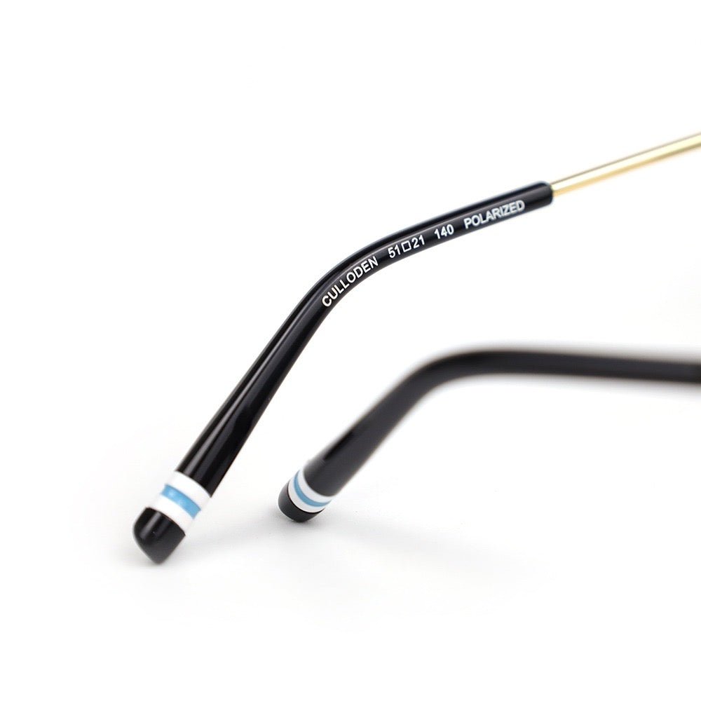 Culloden Sunglasses Tortoise Acetate And Metal Blue Grey Sunglasses by Out East Eyewear – Don't Panic Shoes