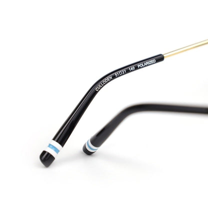 Culloden Sunglasses Tortoise Acetate And Metal Blue Grey Sunglasses by Out East Eyewear – Don't Panic Shoes