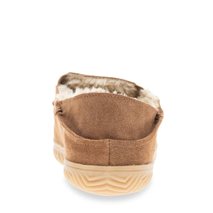 CurbSide Slipper Men’s Suede Wheat Lined Cushioned Insole Staheekum Men's Slippers by Staheekum Men's – Don't Panic Shoes