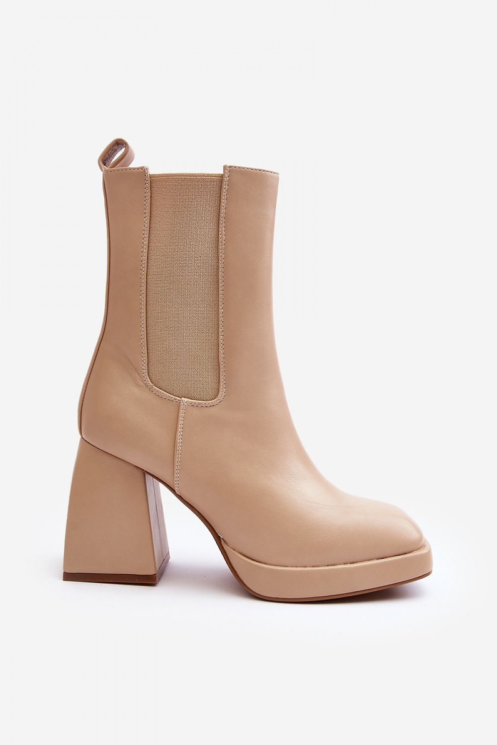 Vallorea Square-Toe Platform Boots