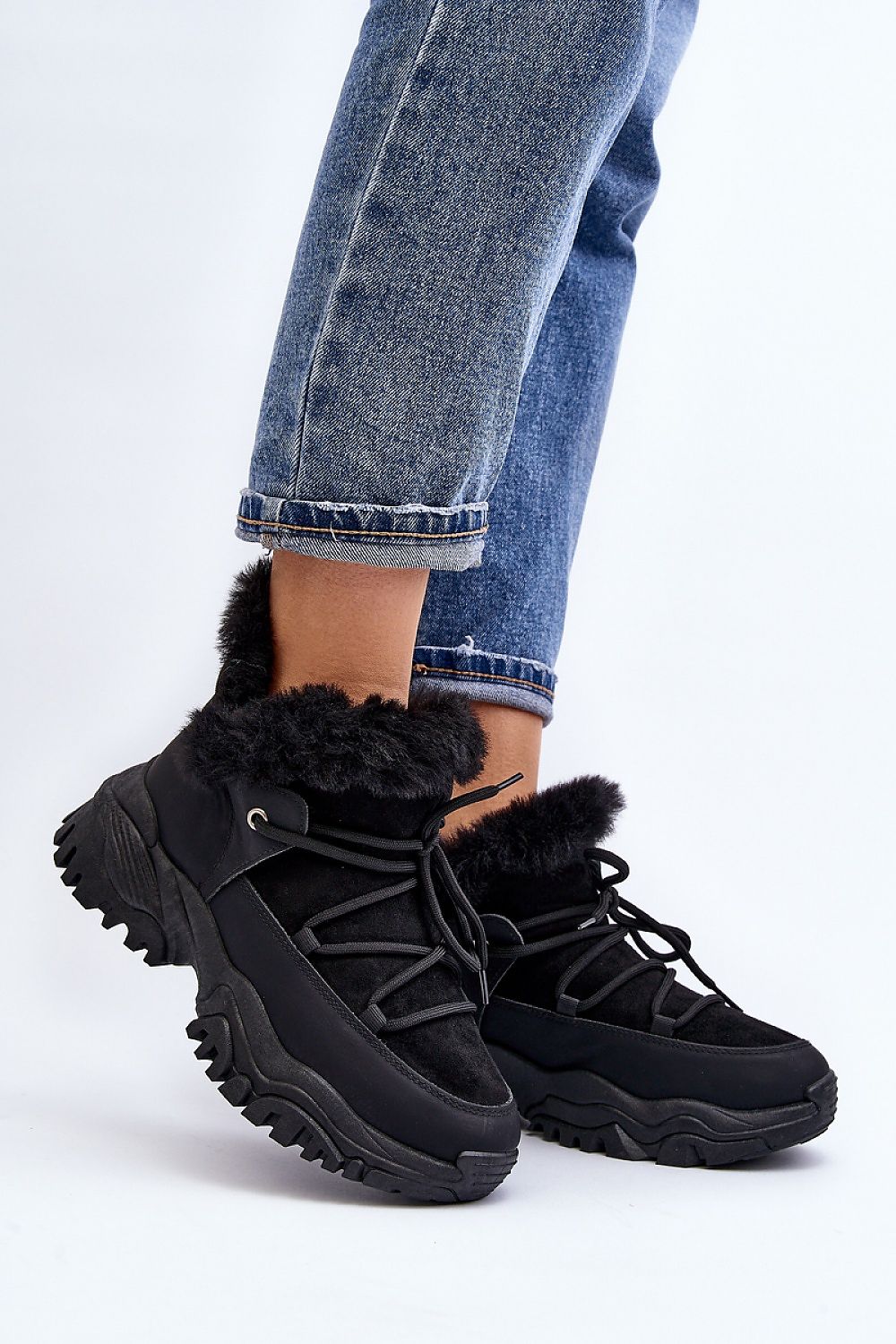 Velora Faux Fur-Lined Winter Sneakers