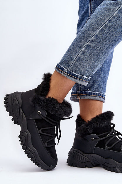 Velora Faux Fur-Lined Winter Sneakers