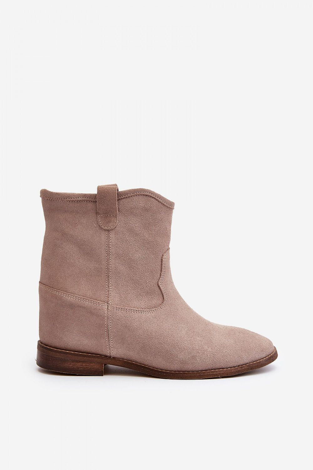 Meredia Suede Slip-On Flat Boots