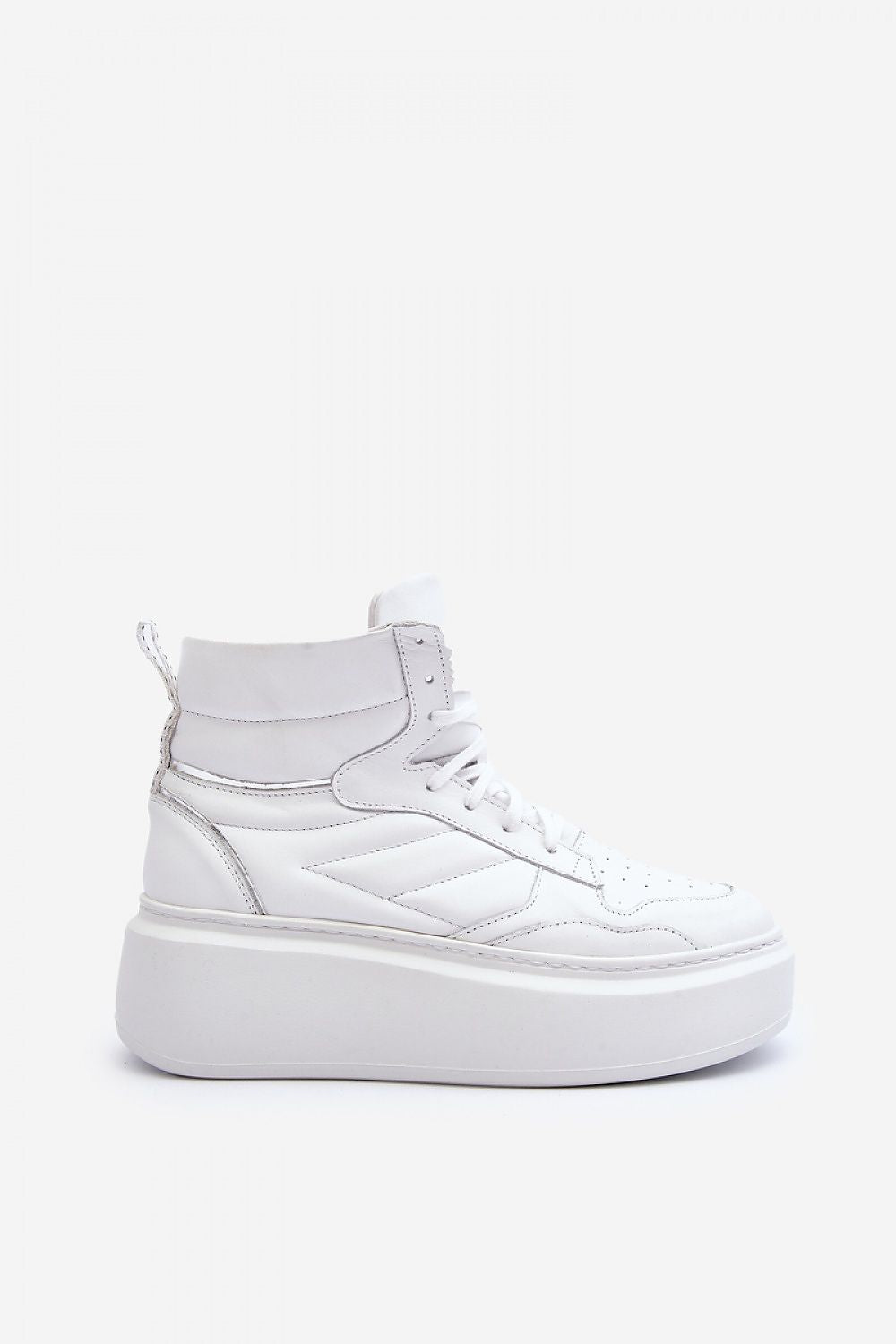 Valonne Leather Platform Trainers
