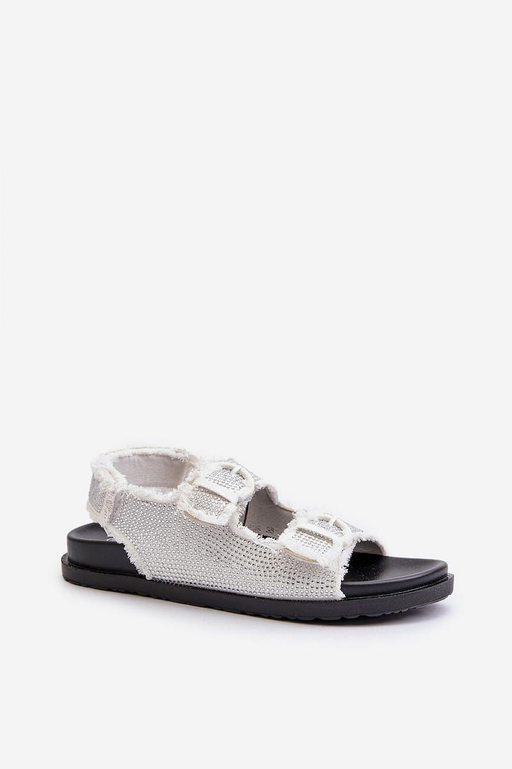 Delmira Textile Platform Strap Sandals