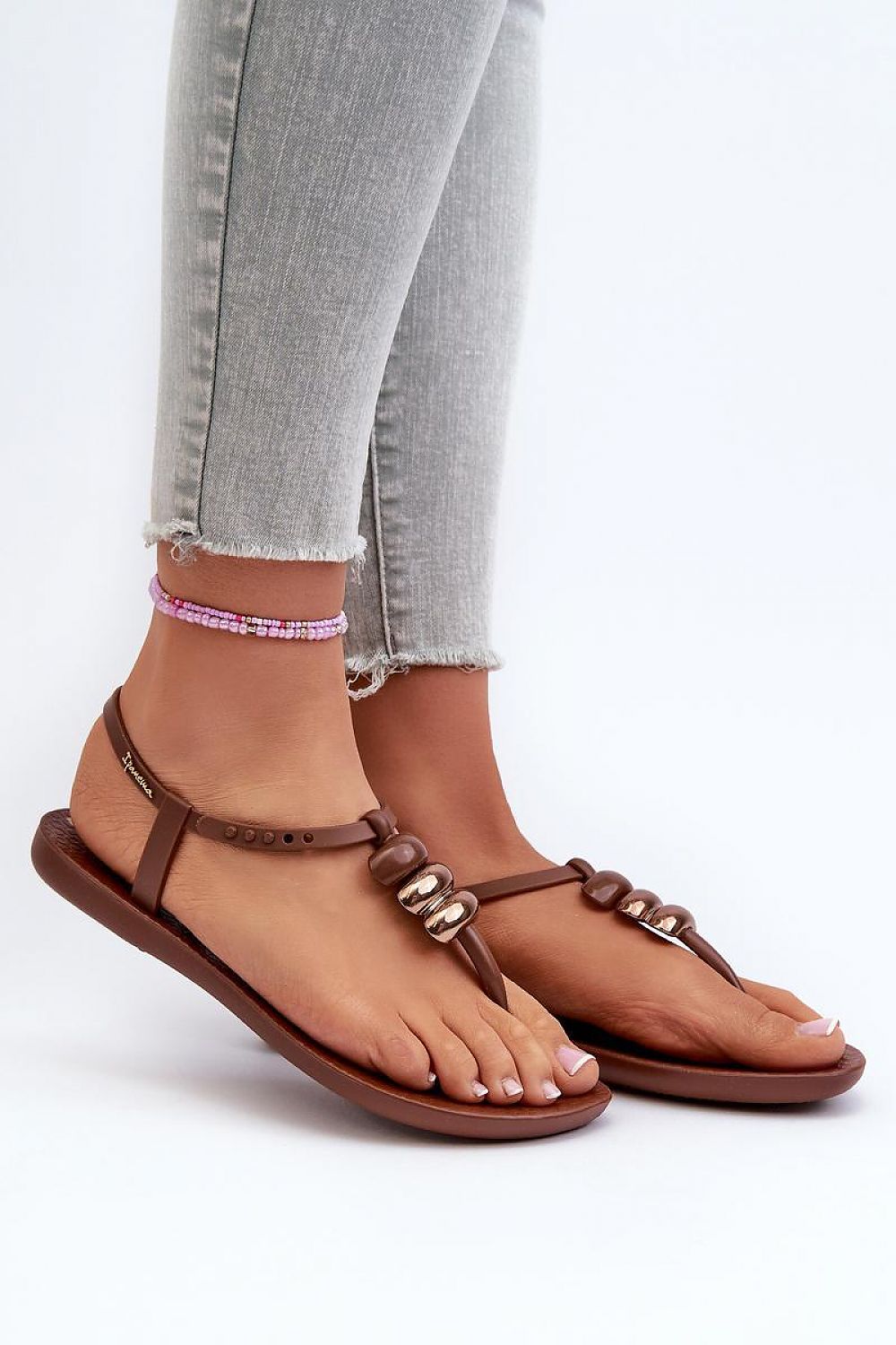 Sorela Buckle-Strap Rubber Sandals