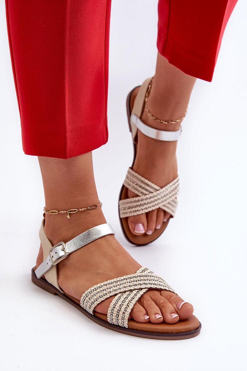 Serelvia Minimal Strap Sandals