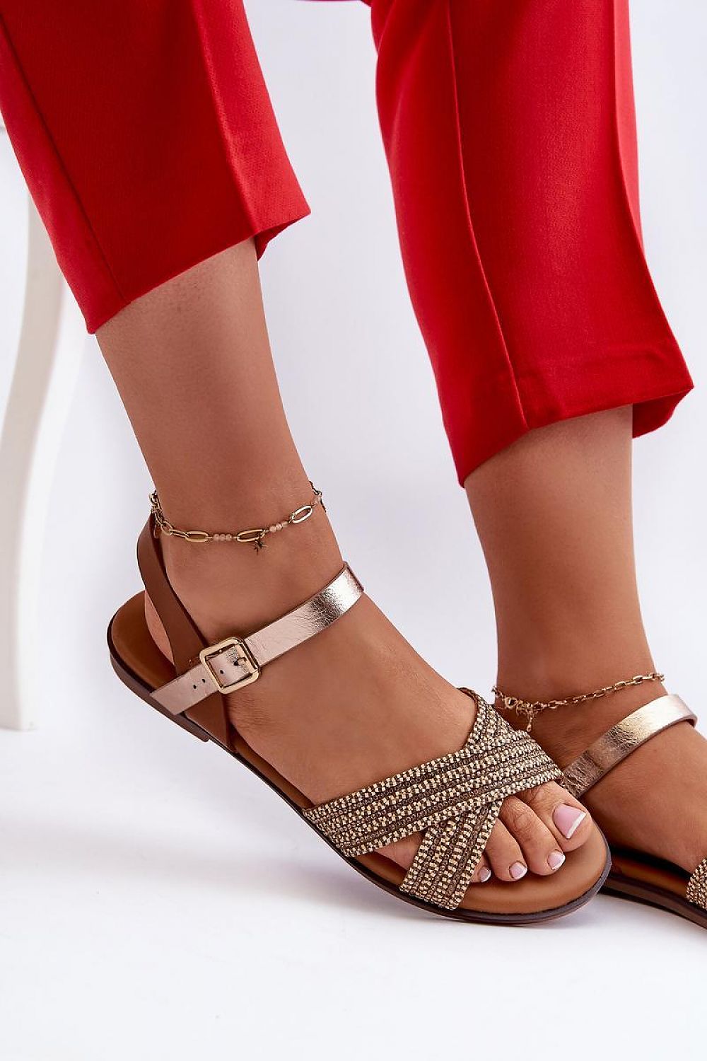 Serelvia Minimal Strap Sandals
