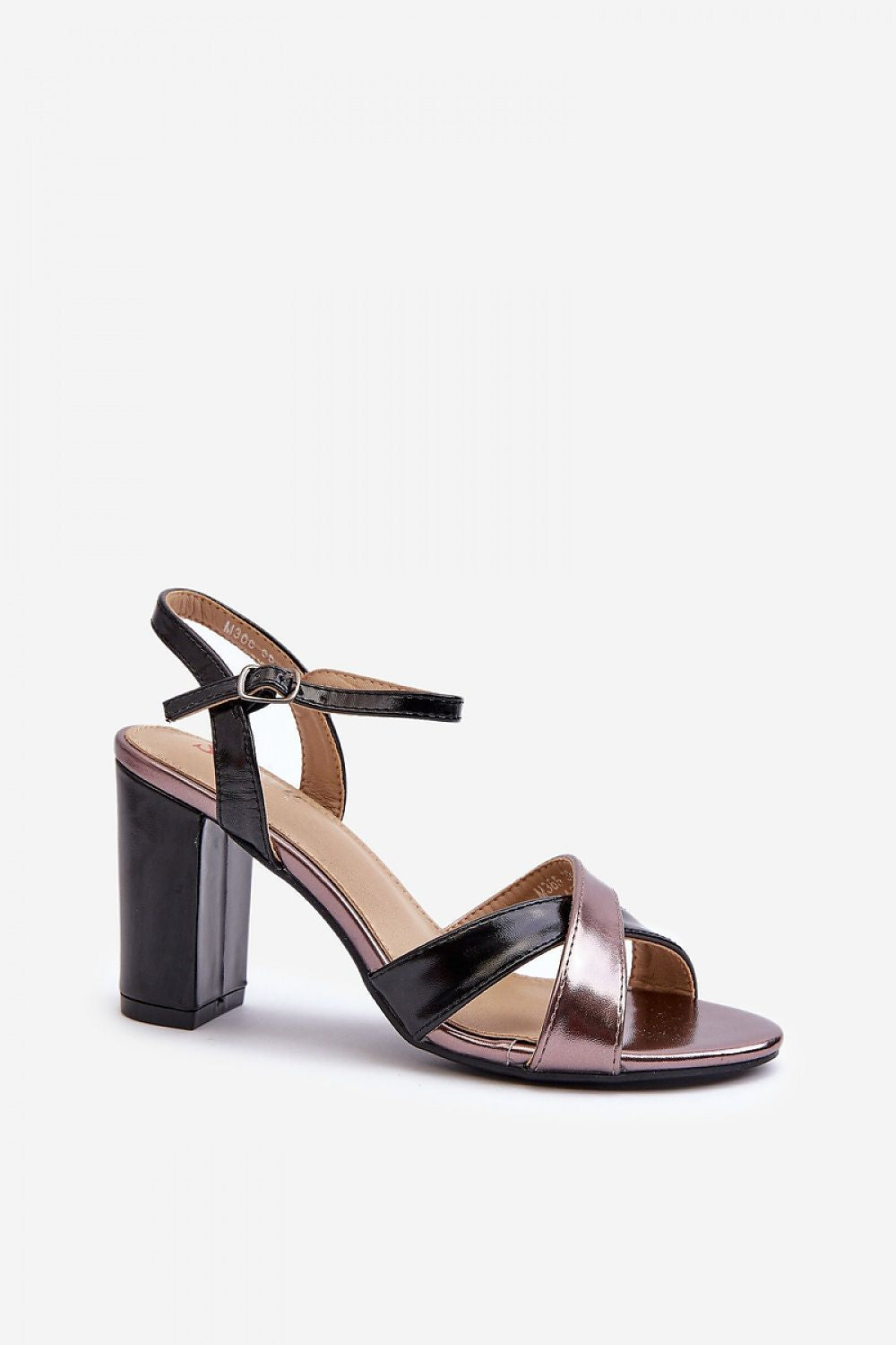 Rivella Cross-Strap Heeled Sandals