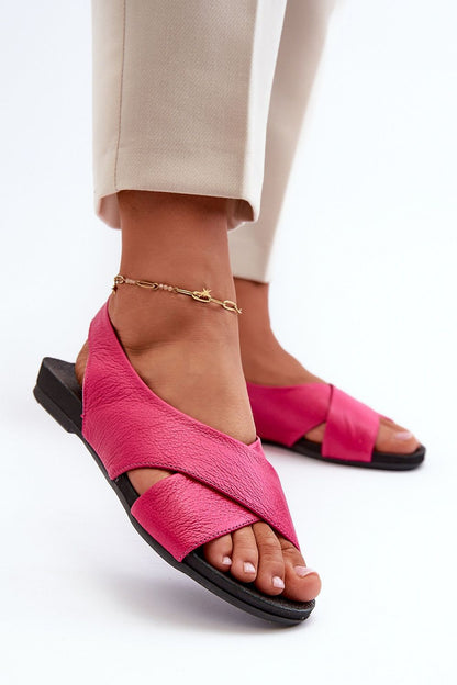 Talmea Soft-Strap Leather Sandals