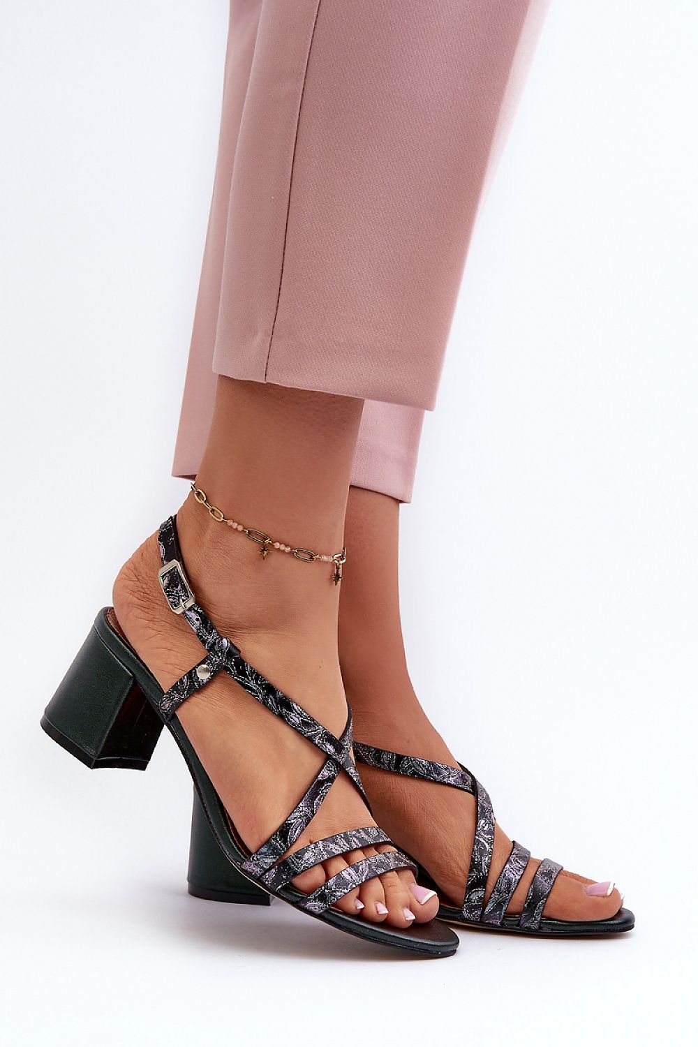 Arceline Leather Strap Sandals