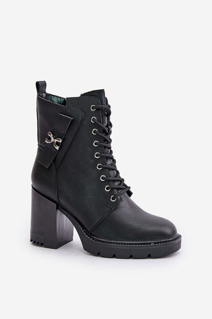Noctera Luxe Zip-Up Heeled Boots