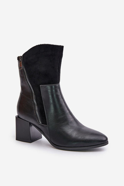 Verida Zip-Heel Winter Boots Women’s Vegan Leather
