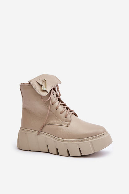 Kaelith Leather Platform Boots