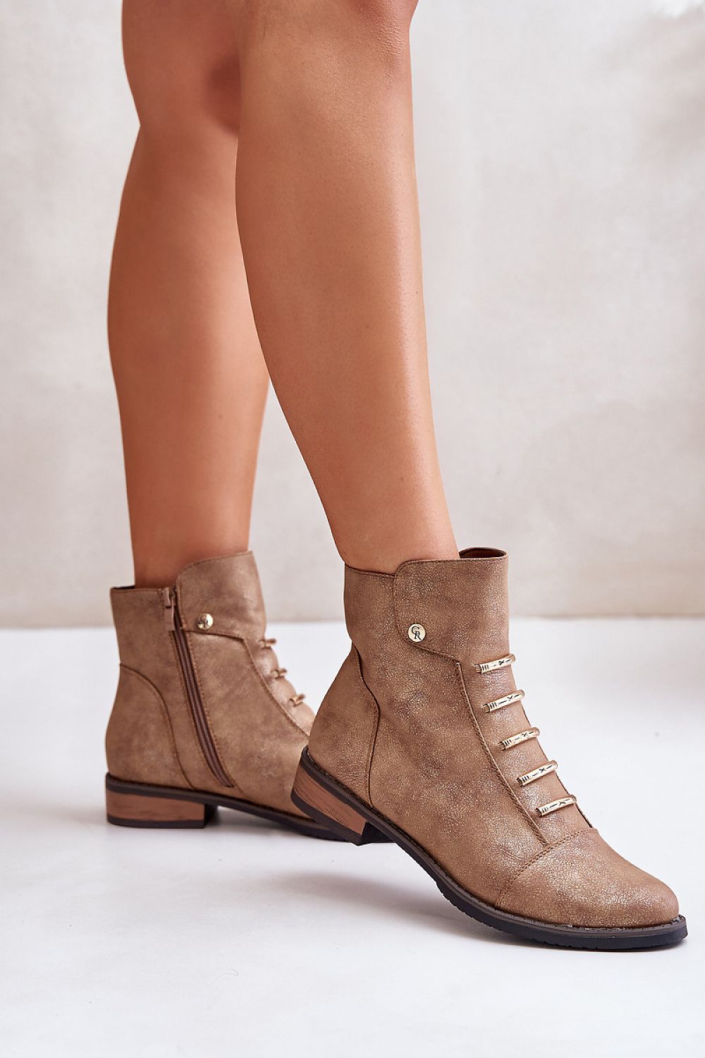 Norelle Minimal Zip Boots