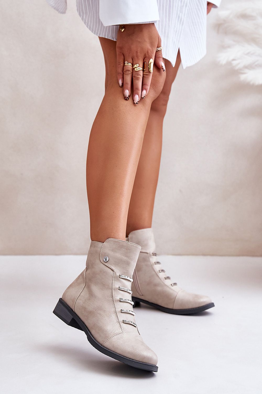 Norelle Minimal Zip Boots