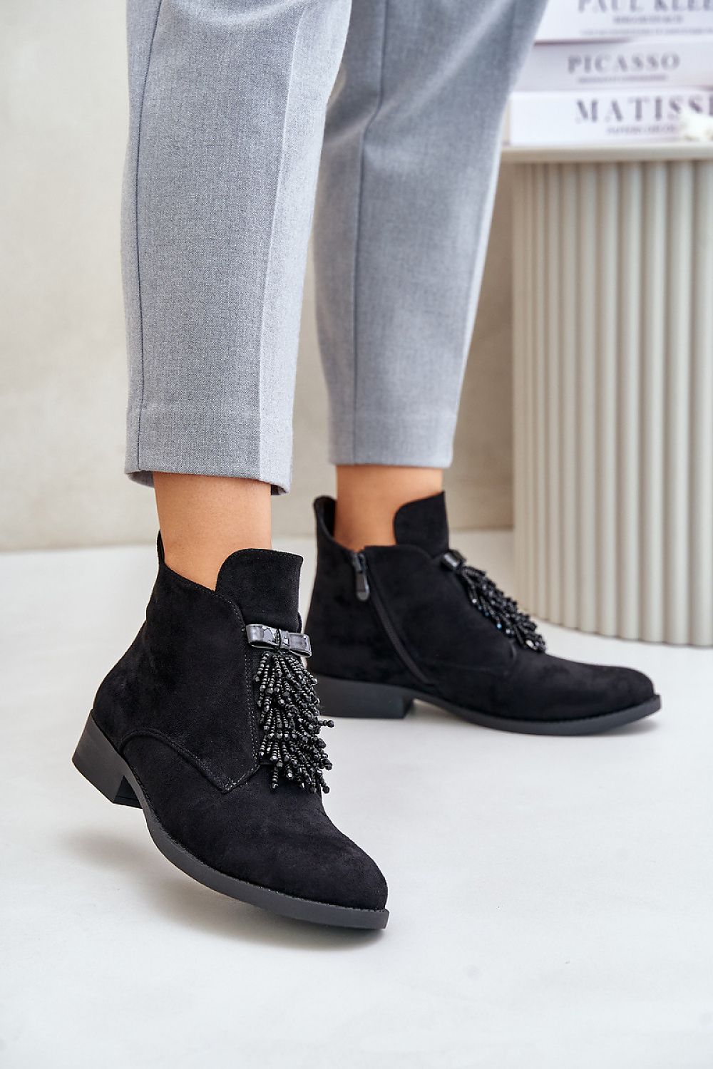 Evarine Frontglow Suede Ankle Boots