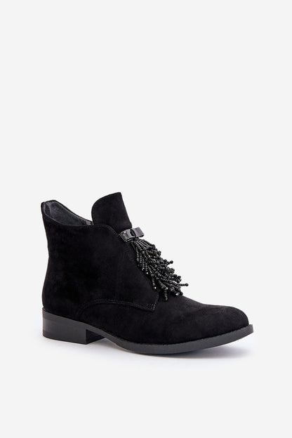 Evarine Frontglow Suede Ankle Boots